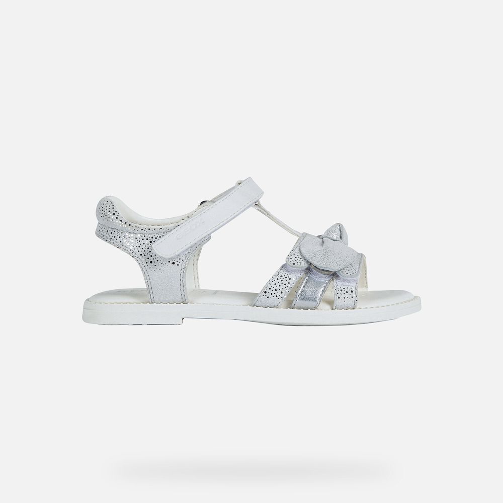 Sandalias Geox Menina Branco - Karly - UCVPO1562